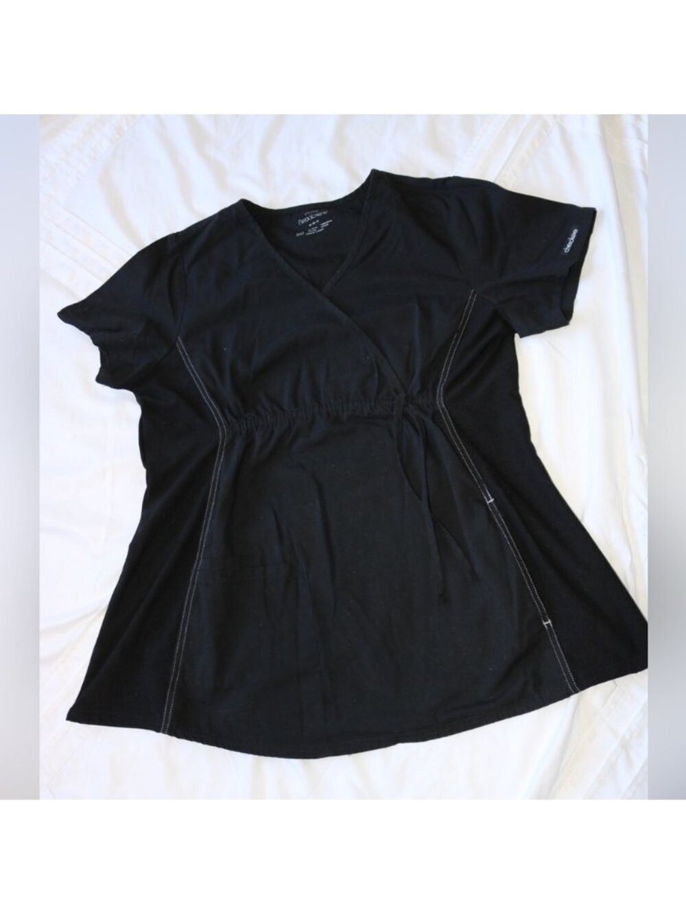 Maternity Scrub Top - Picture 3 of 4